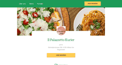 Desktop Screenshot of pizzeria-il-palazzetto.ch